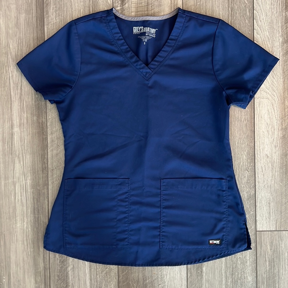 Grey’s Anatomy Navy Scrub Top